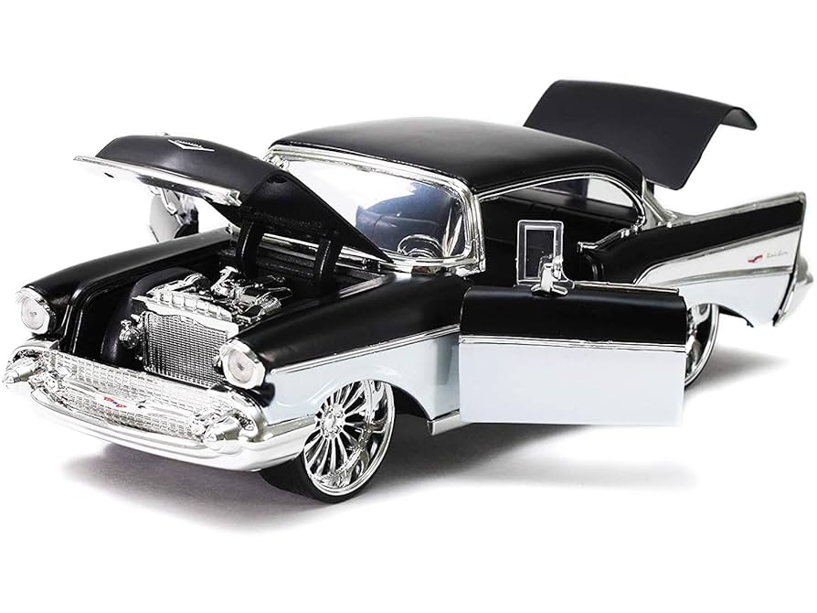 Jada toys 1957 シェビー ベルエア JADA BIGTIME BTM 1957 CHEVY BEL AIR YELLOW / WHITE 1:24